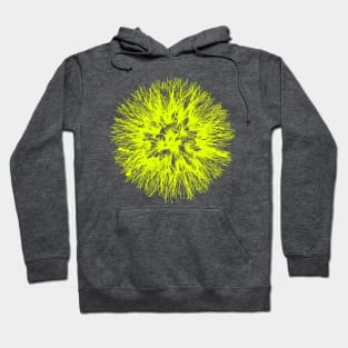 Make A Wish Dandelion Illustration In Yellow Hoodie